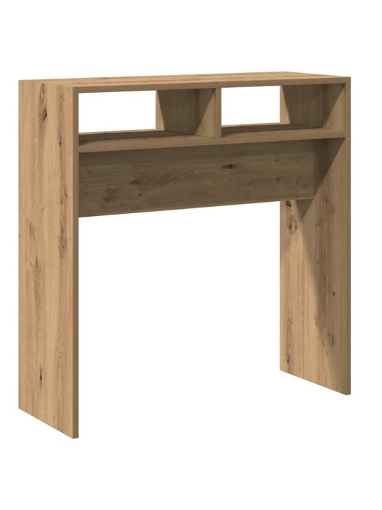 Konzolový stolek dub artisan 78 x 30 x 80 cm kompozitní dřevo