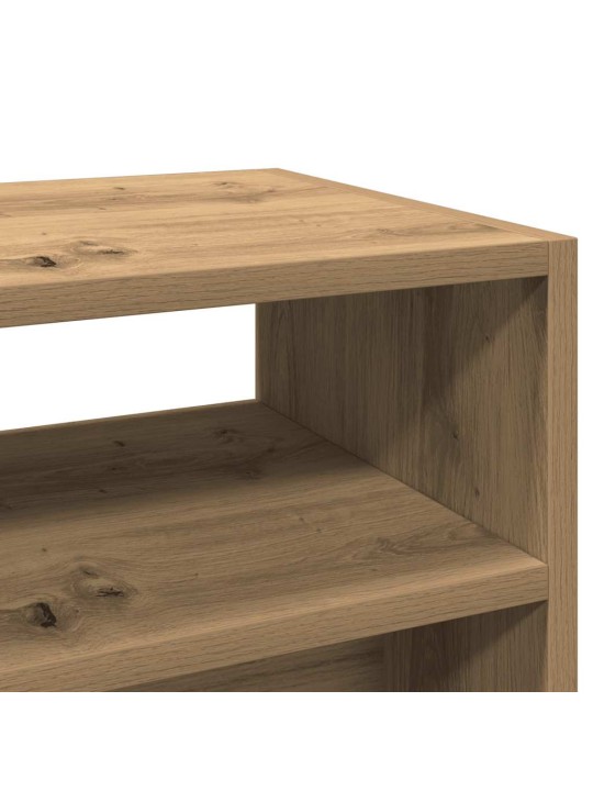 Konzolový stolek dub artisan 78 x 30 x 80 cm kompozitní dřevo