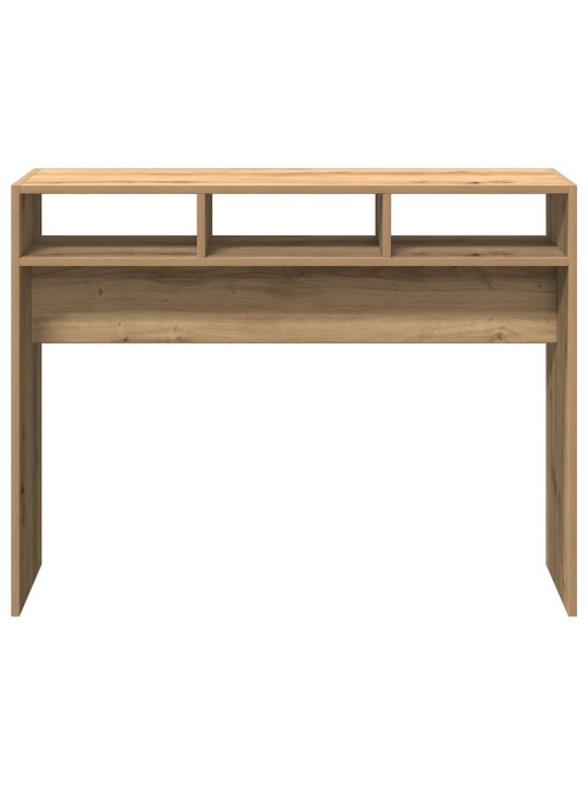 Konzolový stolek dub artisan 105 x 30 x 80 cm kompozitní dřevo