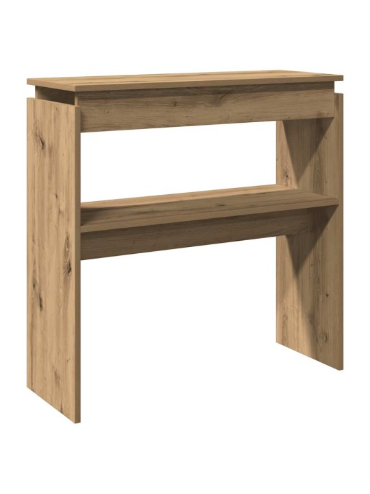 Konzolový stolek dub artisan 80 x 30 x 80 cm kompozitní dřevo