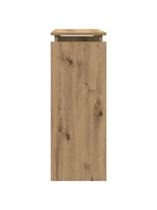 Konzolový stolek dub artisan 80 x 30 x 80 cm kompozitní dřevo