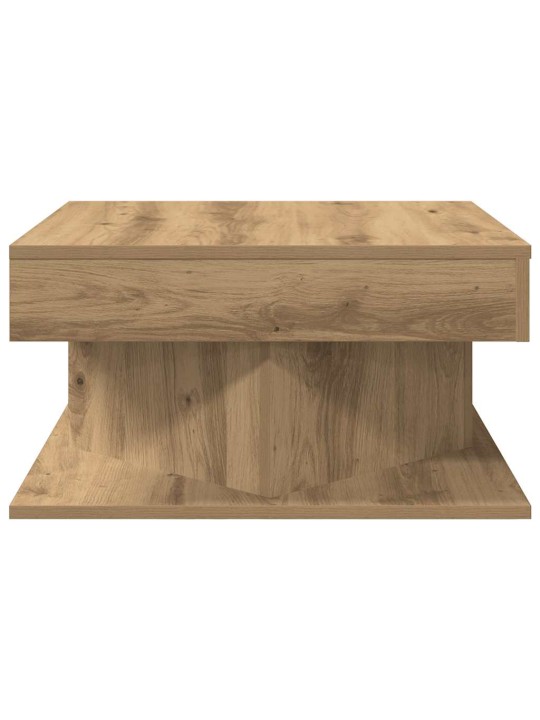 Konferenční stolek dub artisan 55x55x30 cm kompozitní dřevo