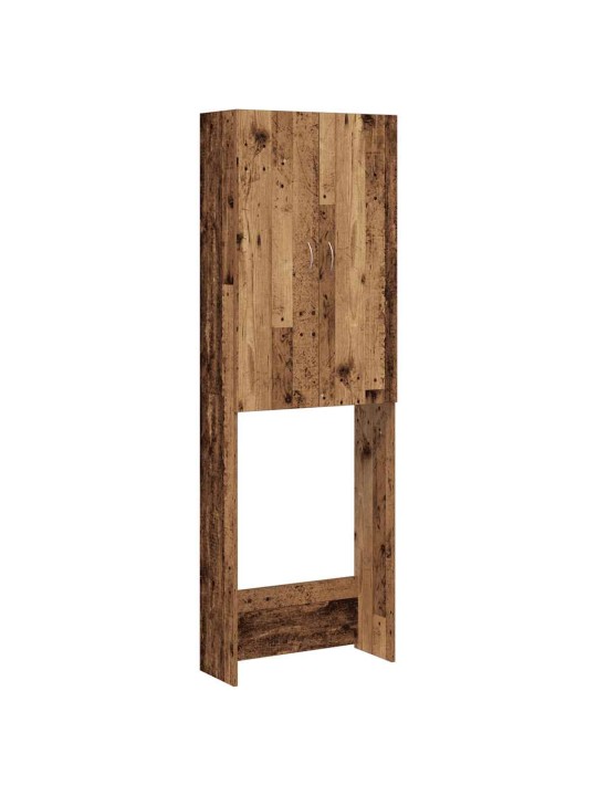 Skříňka nad pračku old wood 64 x 25,5 x 190 cm
