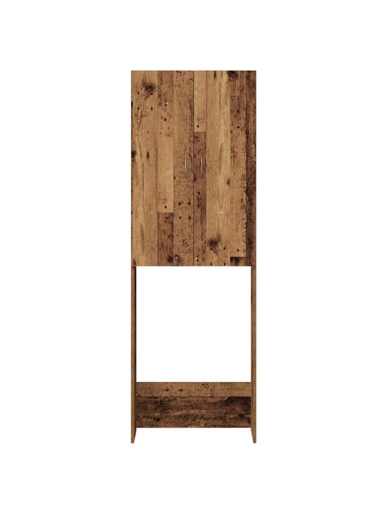 Skříňka nad pračku old wood 64 x 25,5 x 190 cm