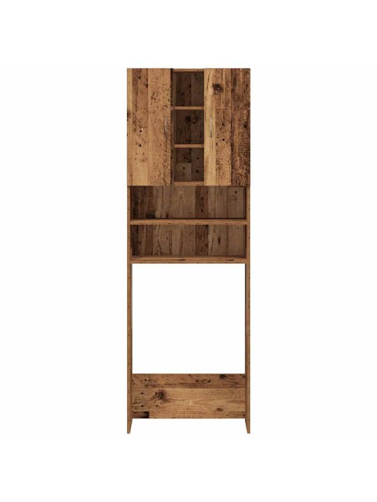 Skříňka nad pračku old wood 64 x 25,5 x 190 cm