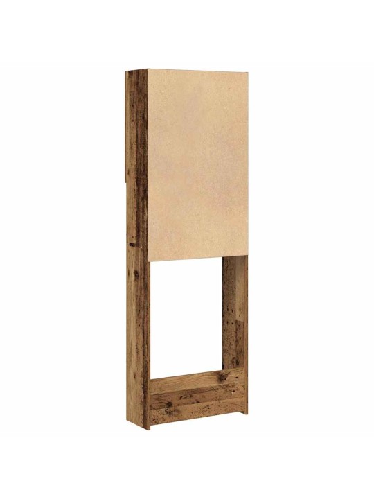 Skříňka nad pračku old wood 64 x 25,5 x 190 cm