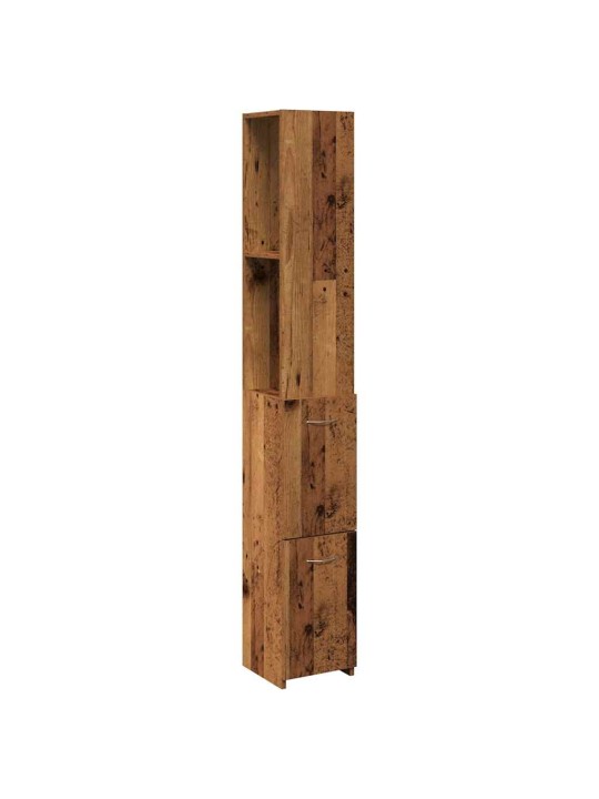 Koupelnová skříňka old wood 25x25x170 cm kompozitní dřevo