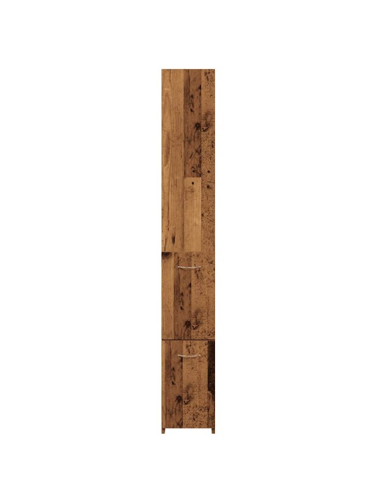 Koupelnová skříňka old wood 25x25x170 cm kompozitní dřevo