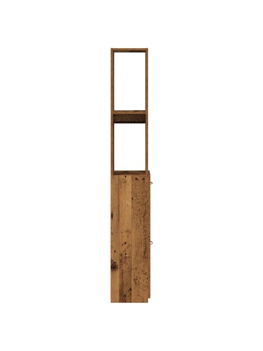 Koupelnová skříňka old wood 25x25x170 cm kompozitní dřevo