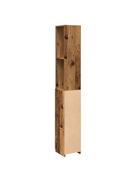 Koupelnová skříňka old wood 25x25x170 cm kompozitní dřevo