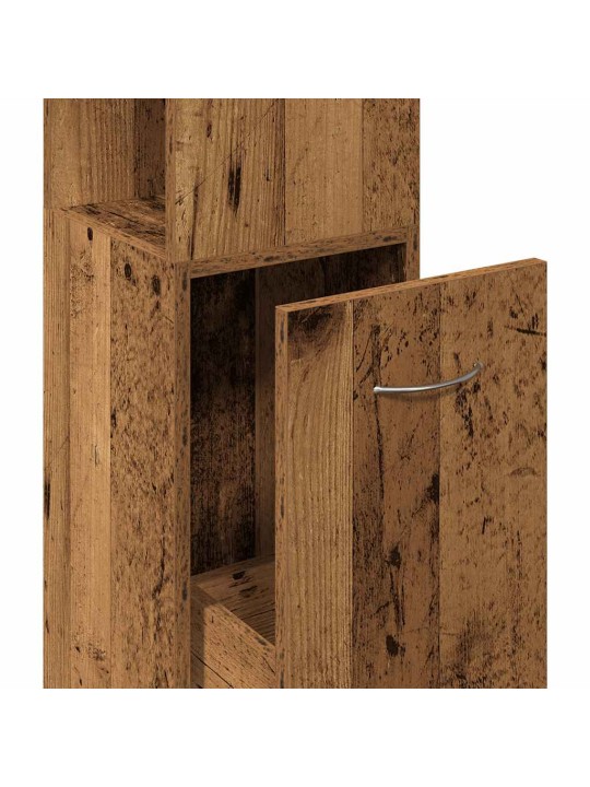 Koupelnová skříňka old wood 25x25x170 cm kompozitní dřevo