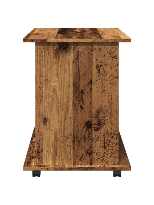 Skříňka na kolečkách old wood 60 x 45 x 60 cm kompozitní dřevo