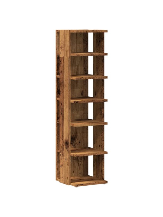Botník old wood 28 x 27 x 102 cm kompozitní dřevo