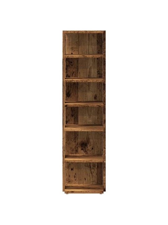 Botníky 2 ks old wood 28 x 27 x 102 cm kompozitní dřevo