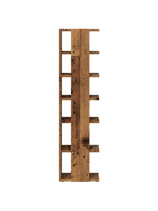 Botníky 2 ks old wood 28 x 27 x 102 cm kompozitní dřevo