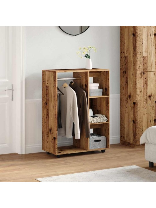 Šatní skříň old wood 80 x 40 x 110 cm kompozitní dřevo
