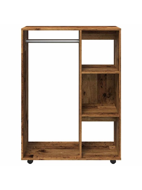 Šatní skříň old wood 80 x 40 x 110 cm kompozitní dřevo