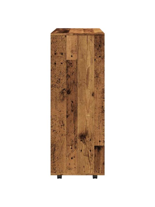 Šatní skříň old wood 80 x 40 x 110 cm kompozitní dřevo