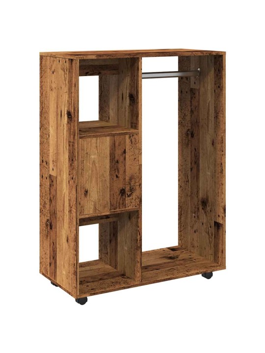 Šatní skříň old wood 80 x 40 x 110 cm kompozitní dřevo