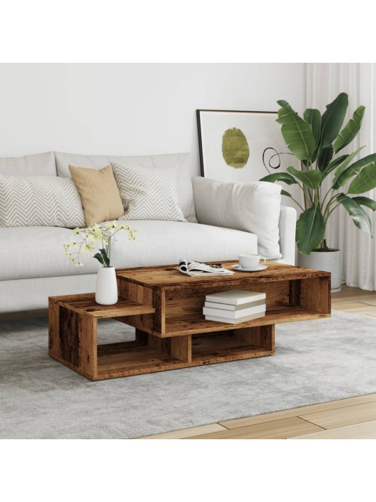 Konferenční stolek old wood 105 x 55 x 32 cm kompozitní dřevo