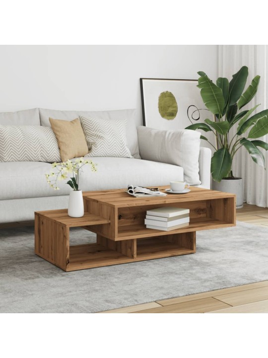 Konferenční stolek dub artisan 105x55x32 cm kompozitní dřevo