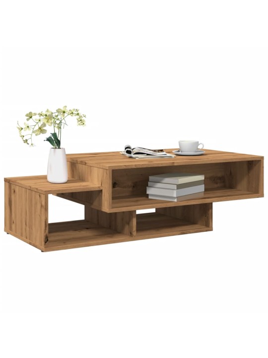 Konferenční stolek dub artisan 105x55x32 cm kompozitní dřevo