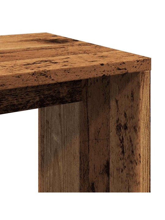 Hnízdové stolky 3 ks old wood kompozitní dřevo