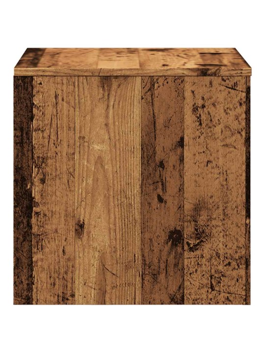 Odkládací stolky 3 ks old wood kompozitní dřevo