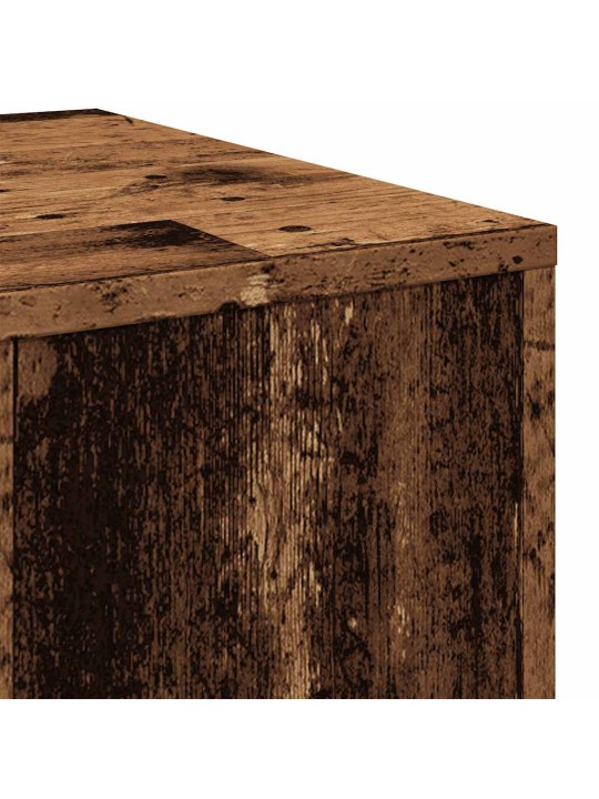 Odkládací stolky 3 ks old wood kompozitní dřevo