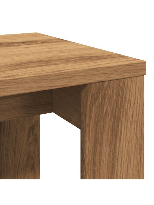 Hnízdové stolky 3 ks dub artisan kompozitní dřevo