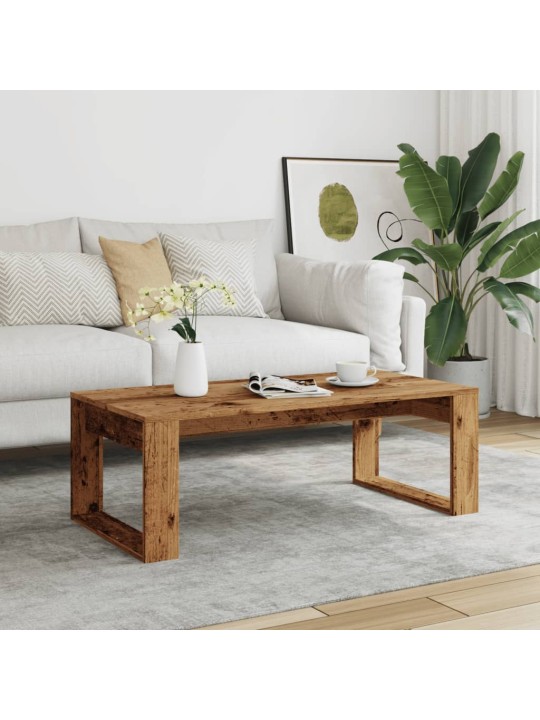 Konferenční stolek old wood 102 x 50 x 35 cm kompozitní dřevo