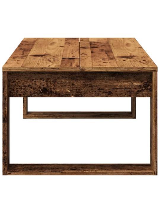 Konferenční stolek old wood 102 x 50 x 35 cm kompozitní dřevo