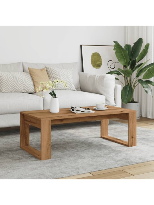 Konferenční stolek dub artisan 102x50x35 cm kompozitní dřevo