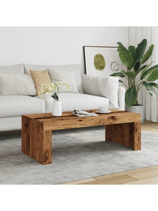 Konferenční stolek old wood 102 x 50 x 35 cm kompozitní dřevo