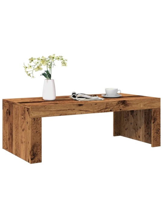 Konferenční stolek old wood 102 x 50 x 35 cm kompozitní dřevo