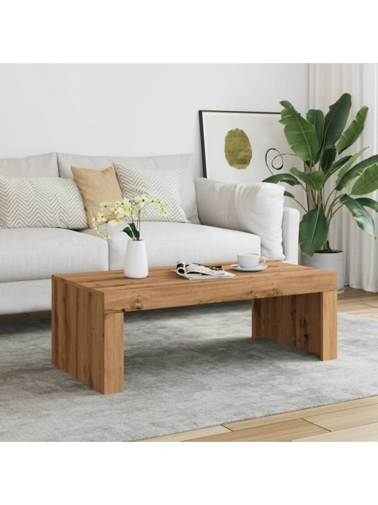 Konferenční stolek dub artisan 102x50x35 cm kompozitní dřevo