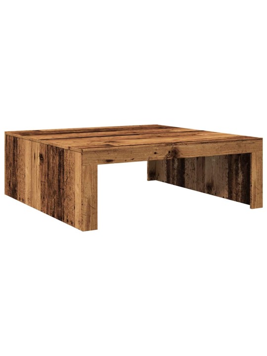 Konferenční stolek old wood 100 x 100 x 35 cm kompozitní dřevo