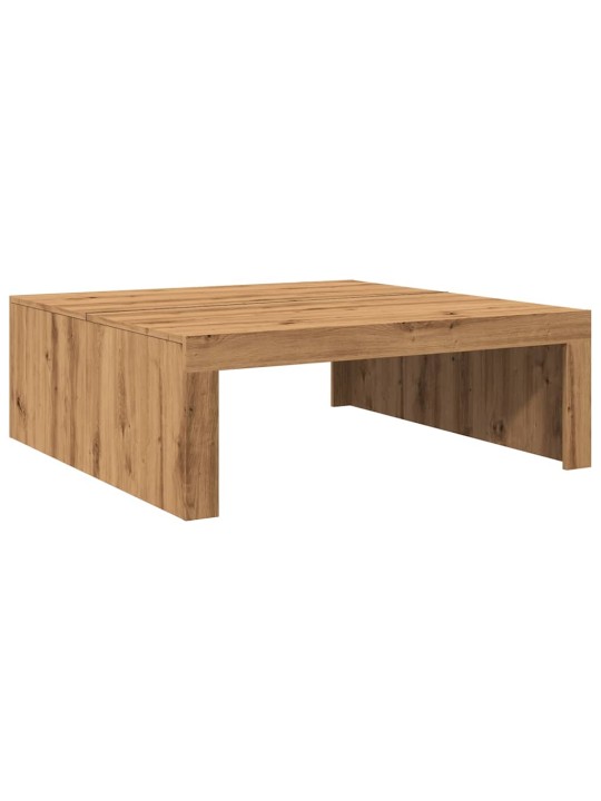 Konferenční stolek dub artisan 100x100x35 cm kompozitní dřevo