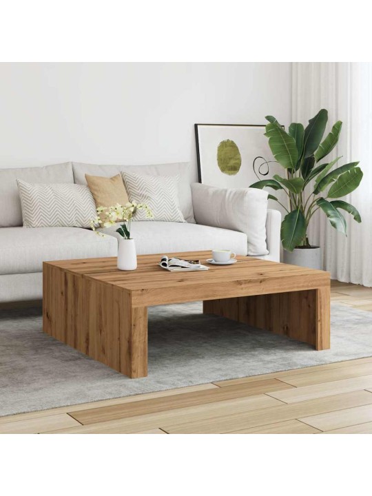 Konferenční stolek dub artisan 100x100x35 cm kompozitní dřevo
