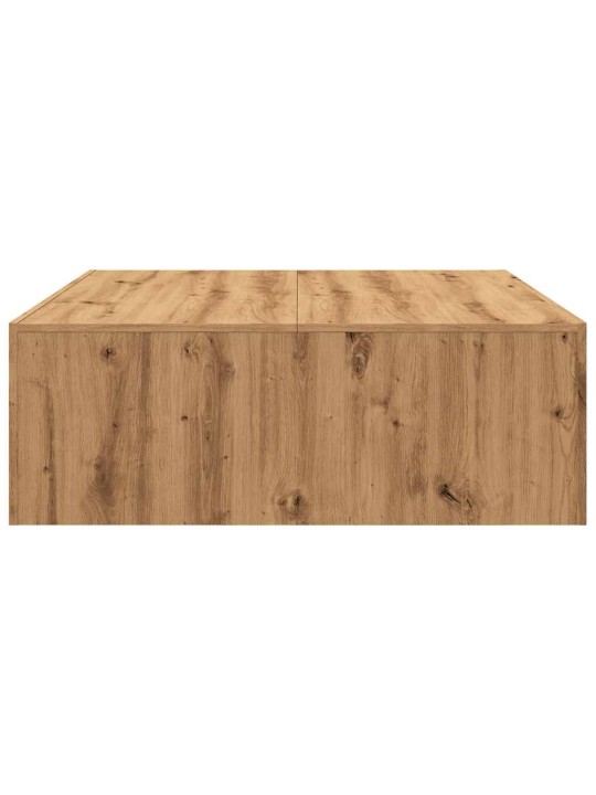 Konferenční stolek dub artisan 100x100x35 cm kompozitní dřevo