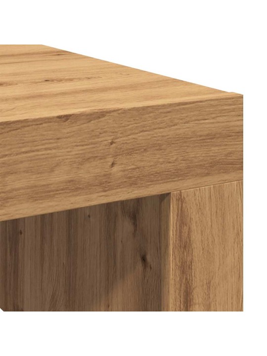 Konferenční stolek dub artisan 100x100x35 cm kompozitní dřevo