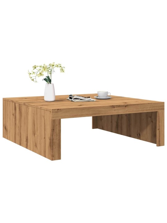 Konferenční stolek dub artisan 100x100x35 cm kompozitní dřevo