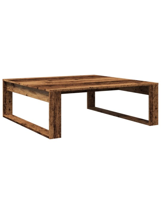 Konferenční stolek old wood 100 x 100 x 35 cm kompozitní dřevo