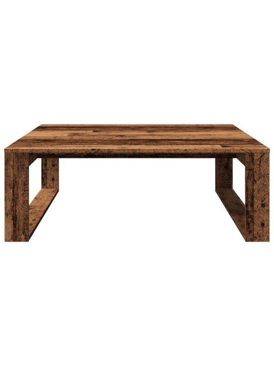 Konferenční stolek old wood 100 x 100 x 35 cm kompozitní dřevo