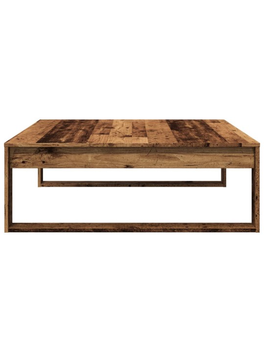 Konferenční stolek old wood 100 x 100 x 35 cm kompozitní dřevo