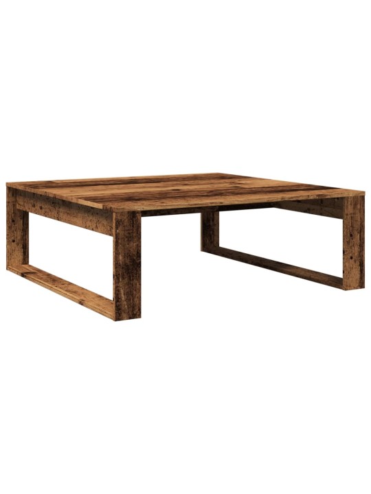 Konferenční stolek old wood 100 x 100 x 35 cm kompozitní dřevo