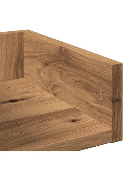Knihovna dub artisan 86 x 25,5 x 140 cm kompozitní dřevo