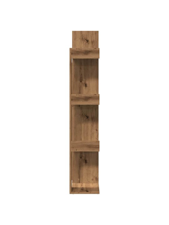 Knihovna dub artisan 48x25,5x140 cm kompozitní dřevo