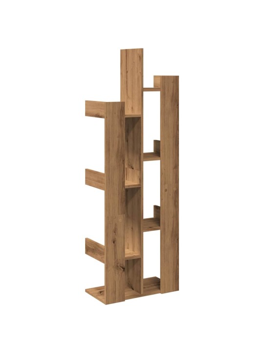 Knihovna dub artisan 48x25,5x140 cm kompozitní dřevo