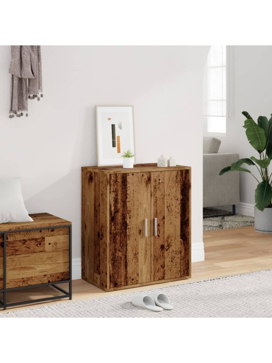 Botník old wood 60 x 35 x 70 cm kompozitní dřevo